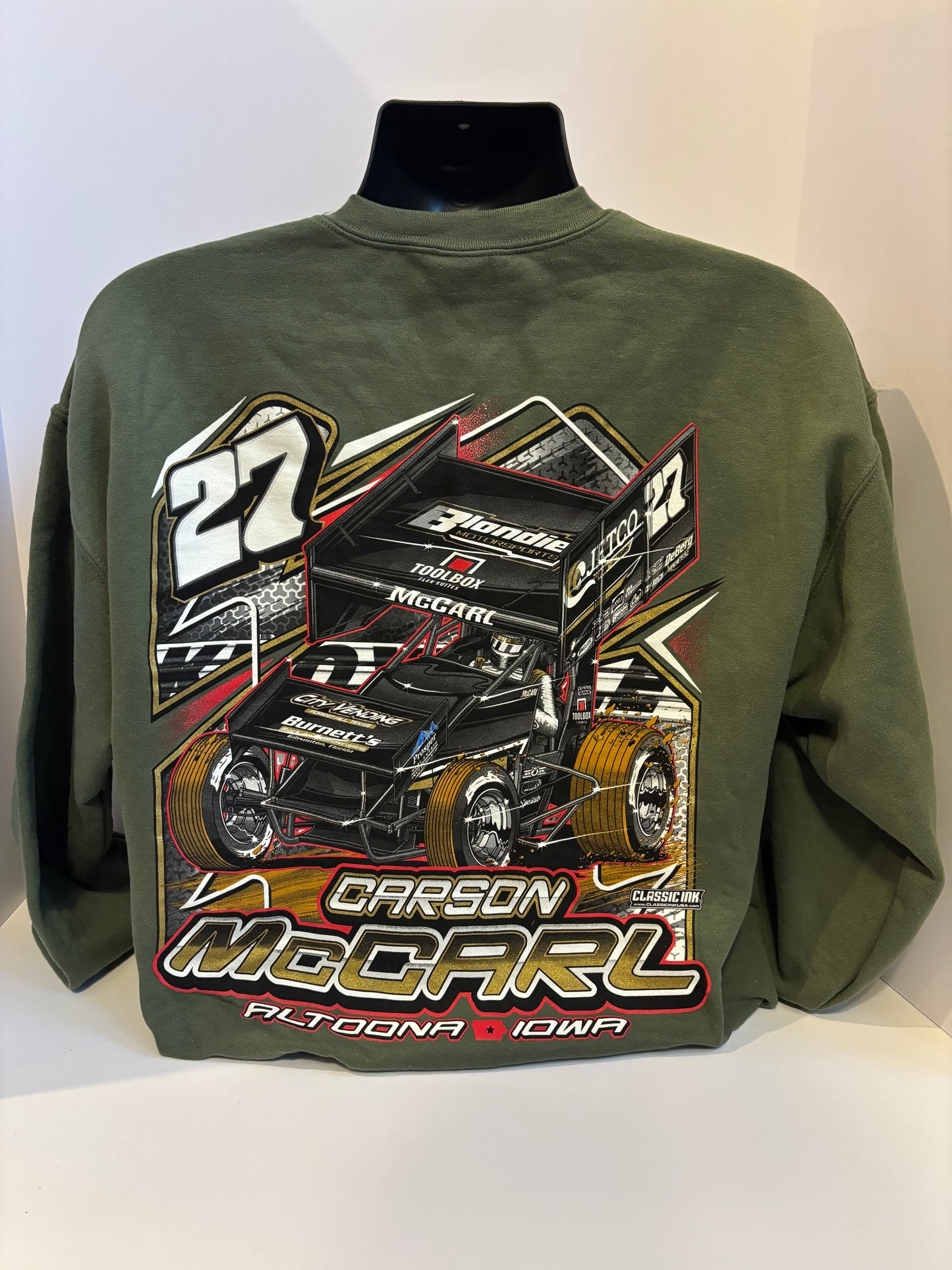 Crew Neck Sweat Shirt 'Knoxville' Design